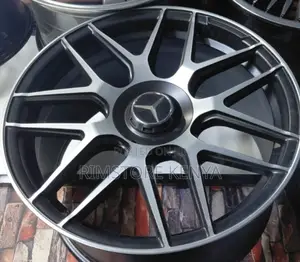 Rim za Mercedes-Benz 19" - Nyeusi & Fedha Set Kamili