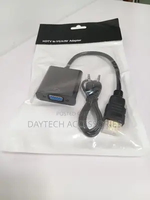 HDMI to VGA Adapter with Audio, Full HD 1080p