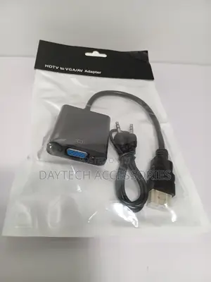 HDMI to VGA Adapter na Sauti, Full HD 1080p