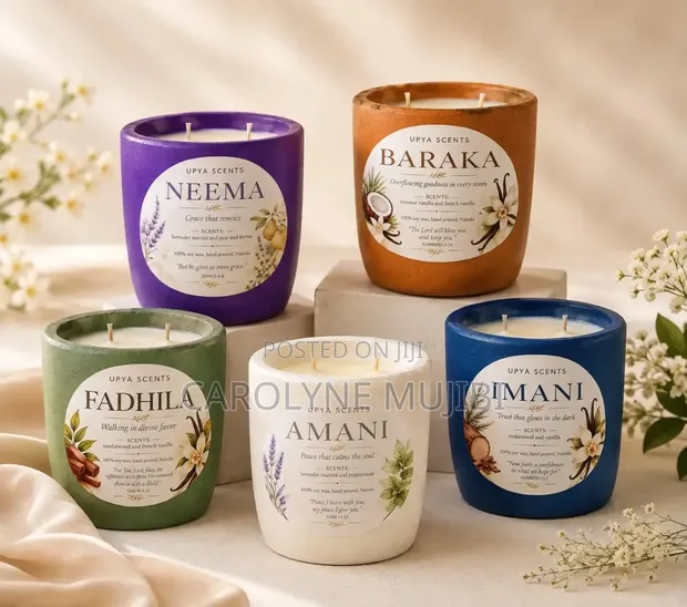 Upya Scents Hand-Poured Soy Wax Candles - 1