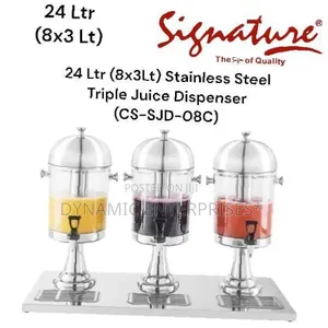 Signature 24L Triple Juice Dispenser (8x3L)