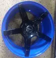 Rims za Alloy 16" Bluu na Nyeusi - Set Kamili - 2