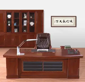 Executive L-Shaped Mahogany Desk - 1800mm
