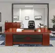 Executive L-Shaped Mahogany Desk - 1800mm - 3