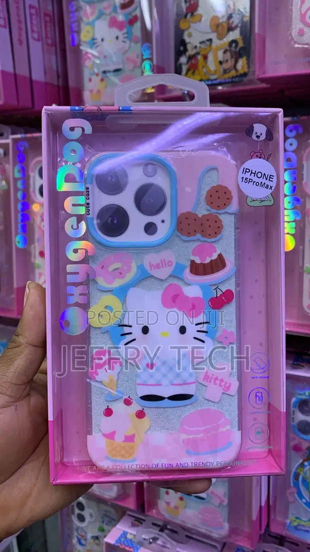 Hello Kitty Glitter Case for iPhone 15 Pro Max - 1