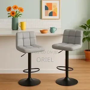 Kiti cha Baa cha PU Leather Kinachoweza Kurekebishwa na Kuzunguka