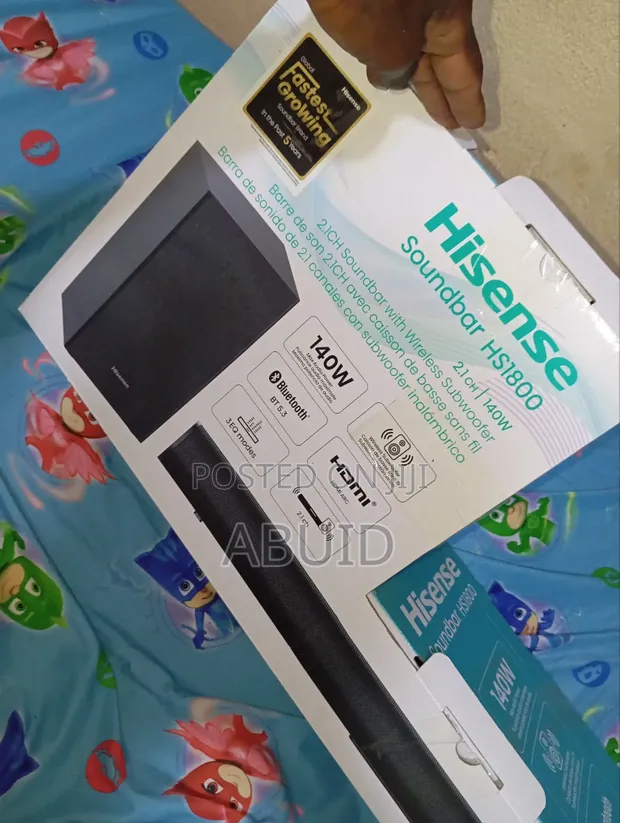 Hisense 2.1CH Soundbar with Wireless Subwoofer - 1