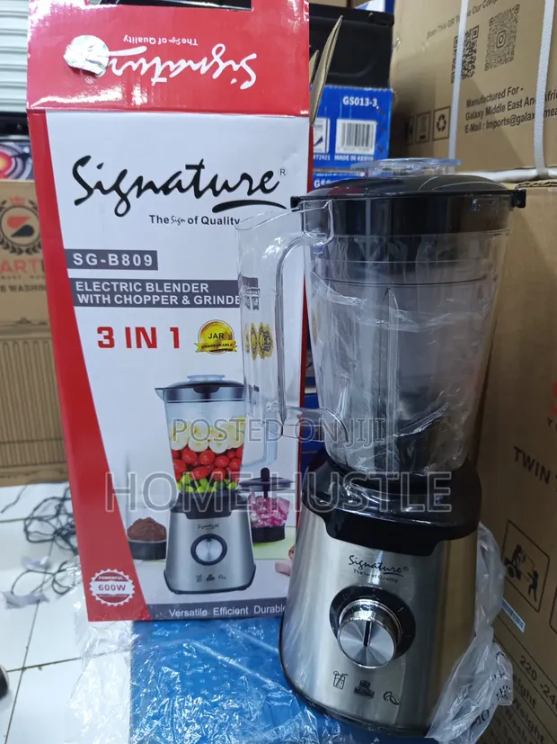 Signature Blender ya Umeme 3-in-1 SG-B809 - 1
