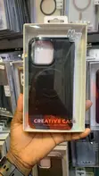 Creative Case Leather Magnetic Ring Kickstand for iPhone 15 Pro Max - 1
