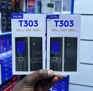 Tecno T303 Mpya Nyeusi