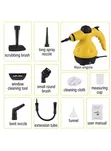 Steam Cleaner Yote ya Kazi 9-in-1 ya Umeme - 1