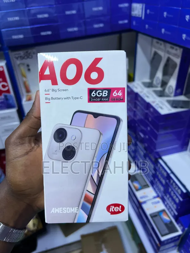 New Itel A06 64GB Black - 1