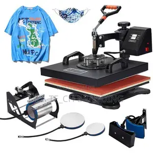 Mashine Mpya ya Heat Press 8-in-1 12x15 Inch