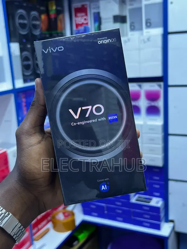 Vivo V70 256GB Mpya Nyeusi - 1