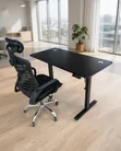 Electric Height Adjustable Desk (120x60cm) + Office Chair - 2