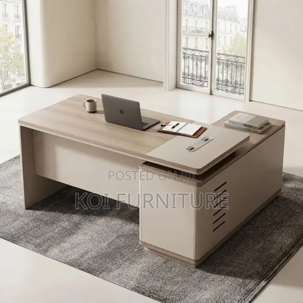 Executive Office Desk 1.8m yenye Extension - 1