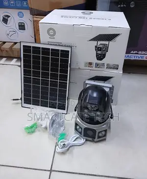 Kamera ya Usalama ya 4G Dual Lens Solar PTZ V380 Pro