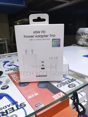 65W PD Power Adapter Trio