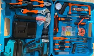 36V Cordless Drill Set with Batteries & Accessories