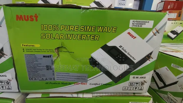 Must 1.5kW Hybrid Solar Inverter 12V 60A MPPT Pure Sinewave - 1