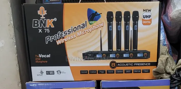 BNK X75 Microphone Isiyo na Waya - 1