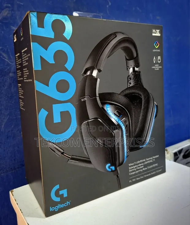 Logitech G635 7.1 LIGHTSYNC Gaming Headset - 1