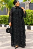 Classic Terry Black Gown / Funeral Dress - 1