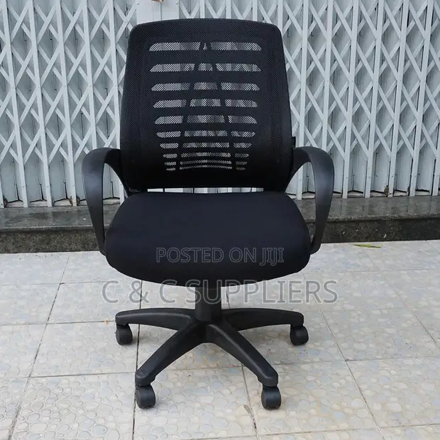 Swivel Mesh Secretary Chair - 1