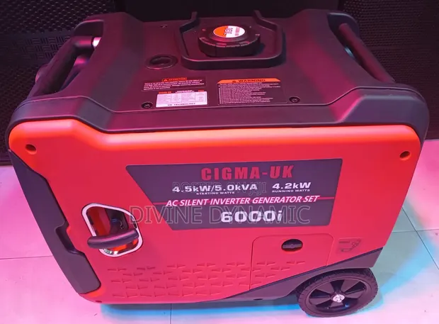 CIGMA-UK 6000i Inverter Generator - 1