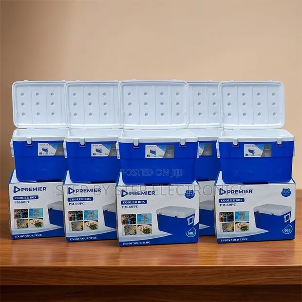 Premier 60L Portable Cooler Box Ice Box - 1