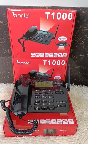 Bontel T1000 Simu ya Mezani ya Laini ya Simu Isiyo na Waya ya GSM