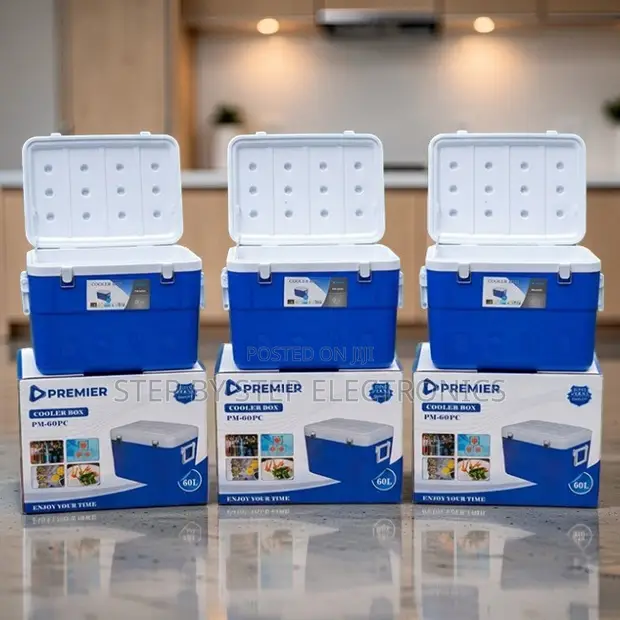 Premier 60L Cooler Box ya Kubebeka - 1