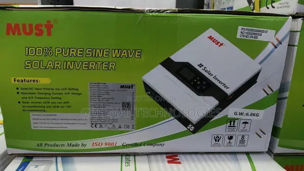 Must PV1800 3.2kW Hybrid Solar Inverter 24V 60A MPPT - 1
