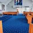 Carpet ya Ukuta kwa Ukuta ya Maua ya Bluu ya Presidential - 2