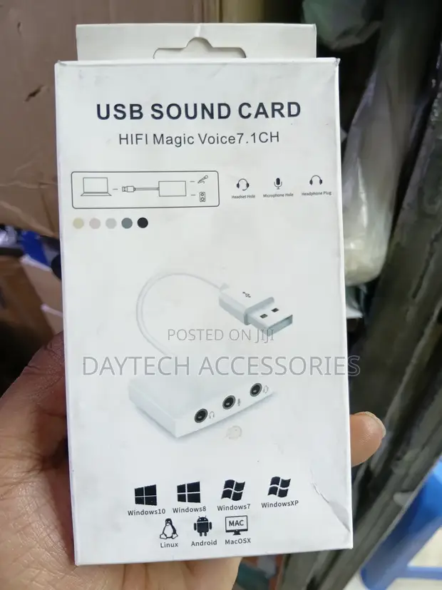 HIFI Magic Voice 7.1 Channel USB Sound Card - 1
