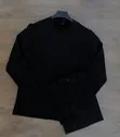 Men's Black Slim Fit Sweatshirts - 2