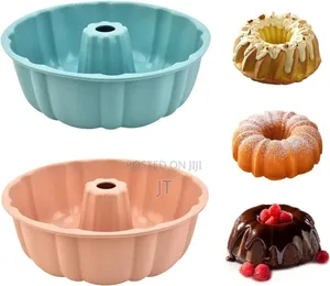 3D Donut Shape Silicone Baking Cake Tin