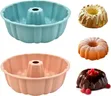 3D Donut Shape Silicone Baking Cake Tin - 1