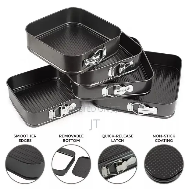 Square Baking Tins Set (6pcs) - 1