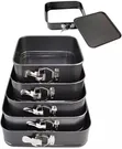 Square Baking Tins Set (6pcs) - 4