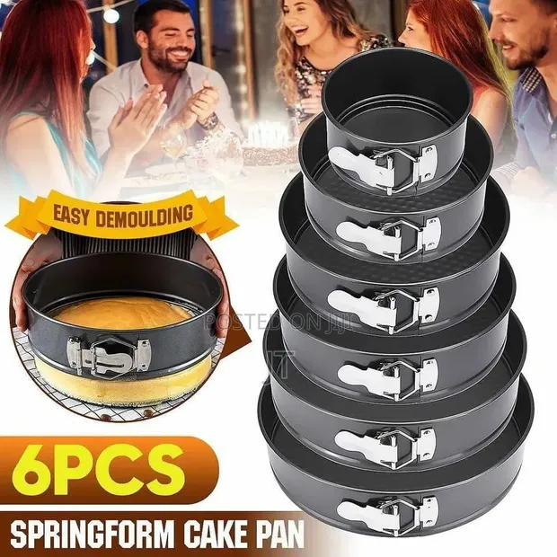 Round Baking Tins Set (6pcs) - 1