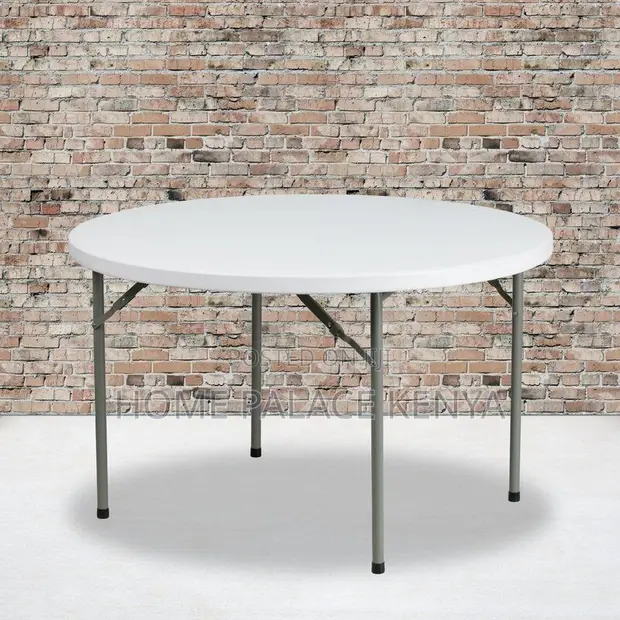 Space Saving Foldable Plastic Dining Table - 1