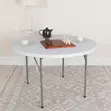 Space Saving Foldable Plastic Dining Table - 2