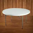 Space Saving Foldable Plastic Dining Table - 4