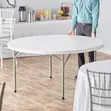 Space Saving Foldable Plastic Dining Table - 5