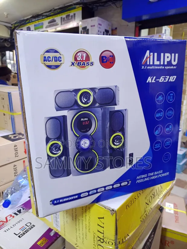 Ailipu 3.1CH Hi-Fi Subwoofer Cinema Sound System - 1