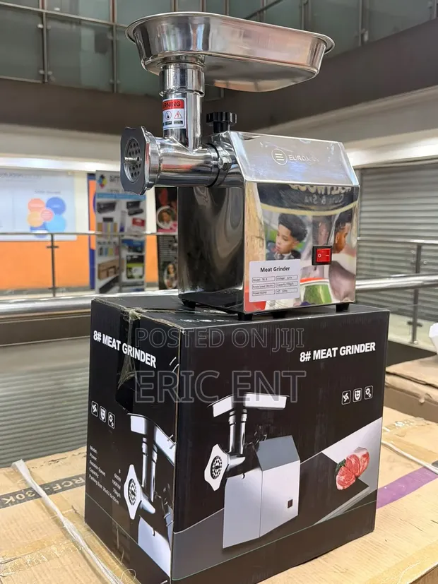 Euromax Electric Commercial Meat Mincer M8 (70kg/Hr) - 1