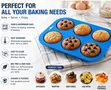 Trei ya Cupcake ya Silicone ya Mashimo 6 (17.5cm x 29cm) - 1