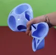 Trei ya Cupcake ya Silicone ya Mashimo 6 (17.5cm x 29cm) - 3