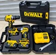 Dewalt 18V Cordless Combo Set: Drill na Grinder - 2